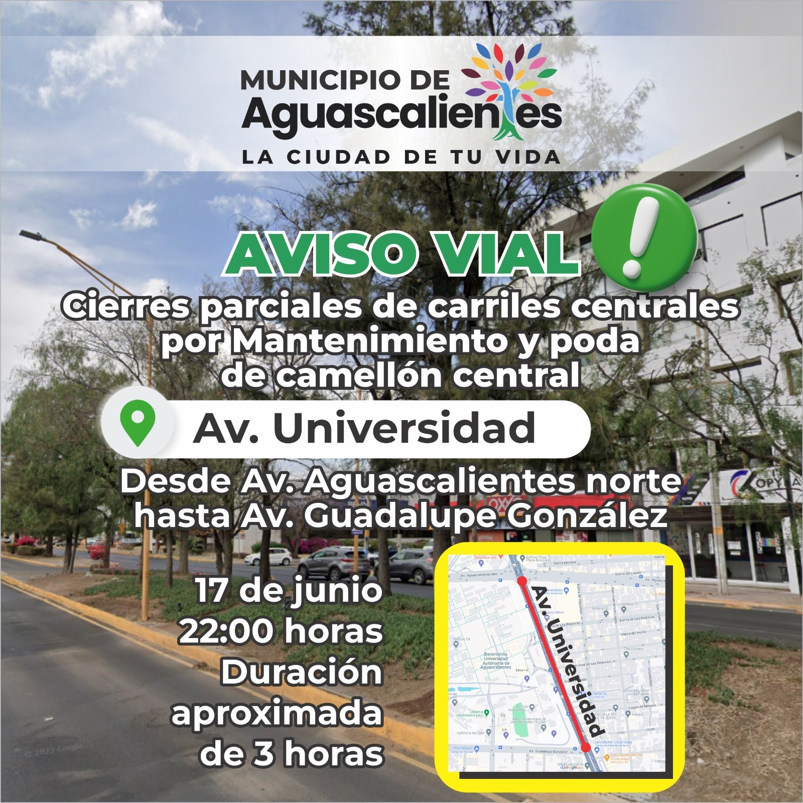 AVISO VIAL