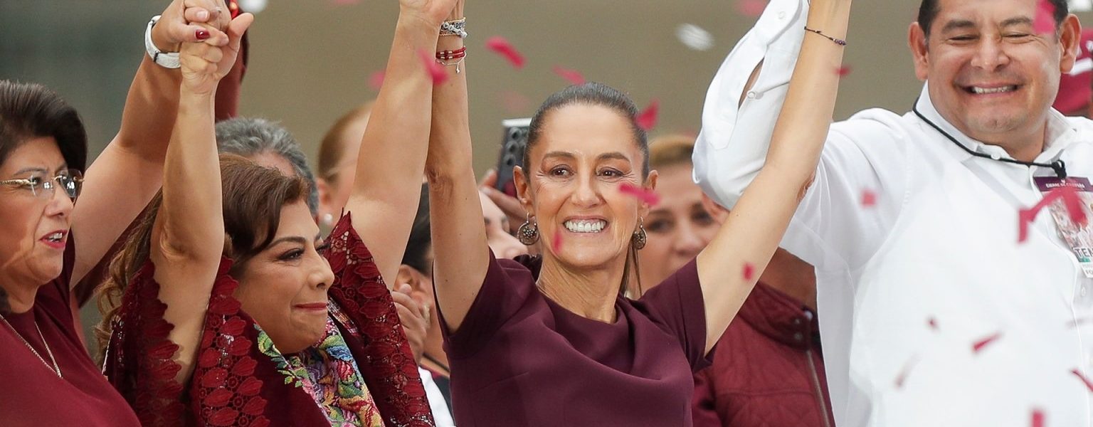 Cierra Sheinbaum su campaña en el Zocalo «Es tiempo de mujeres»