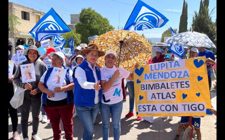 LUPITA MENDOZA TRABAJARÁ POR MEJORAR SERVICIOS PÚBLICOS EN ASIENTOS