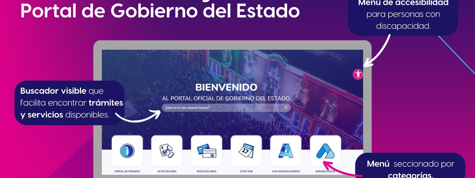 NUEVO SITIO WEB DEL GOBIERNO DEL ESTADO PERMITE REALIZAR TRÁMITES CON MAYOR FACILIDAD