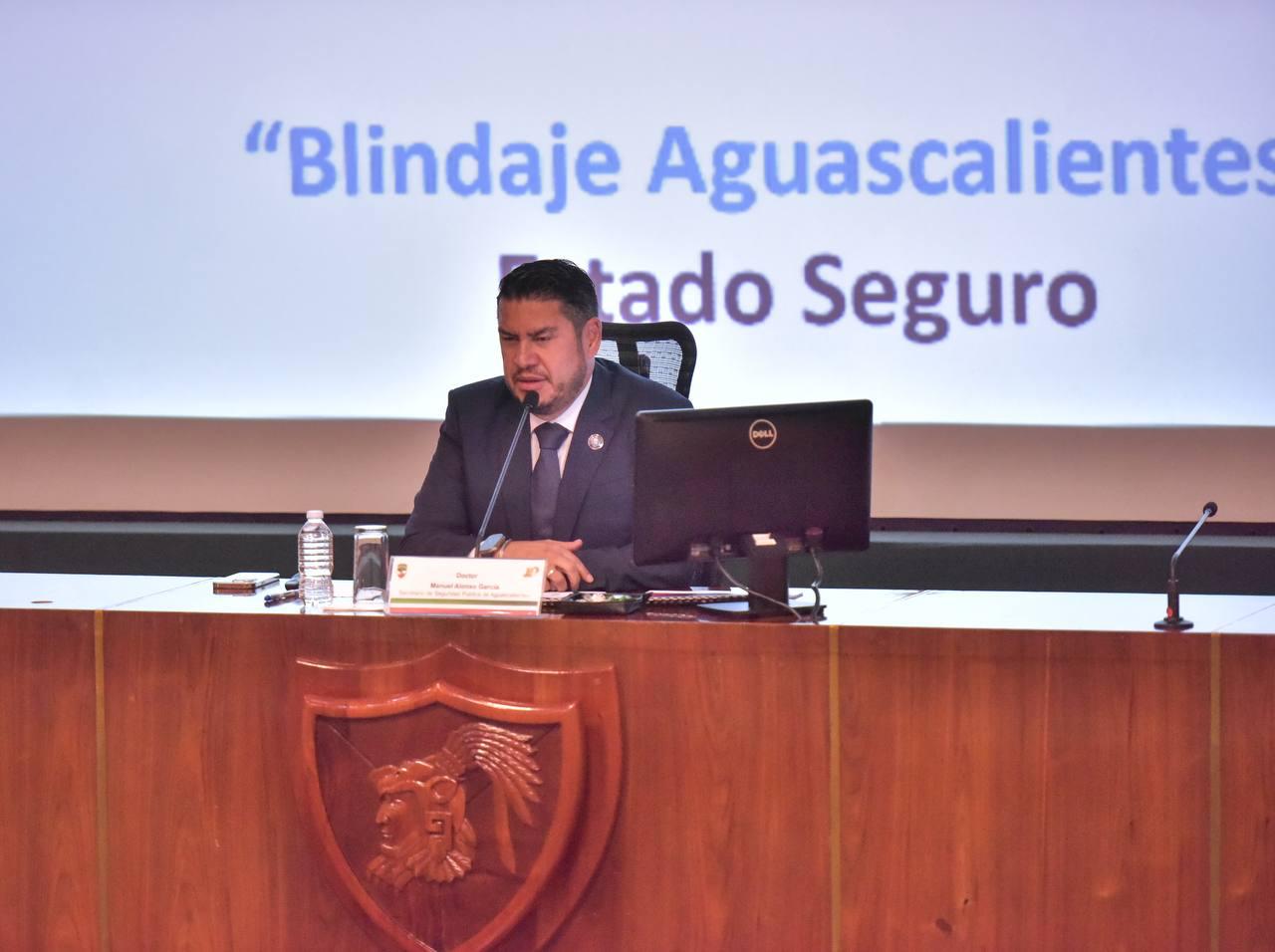 ANTE MANDOS DEL EJÉRCITO, ARMADA Y FUERZA AÉREA, EL SECRETARIO DE SEGURIDAD PÚBLICA PRESENTÓ EL “BLINDAJE AGUASCALIENTES”