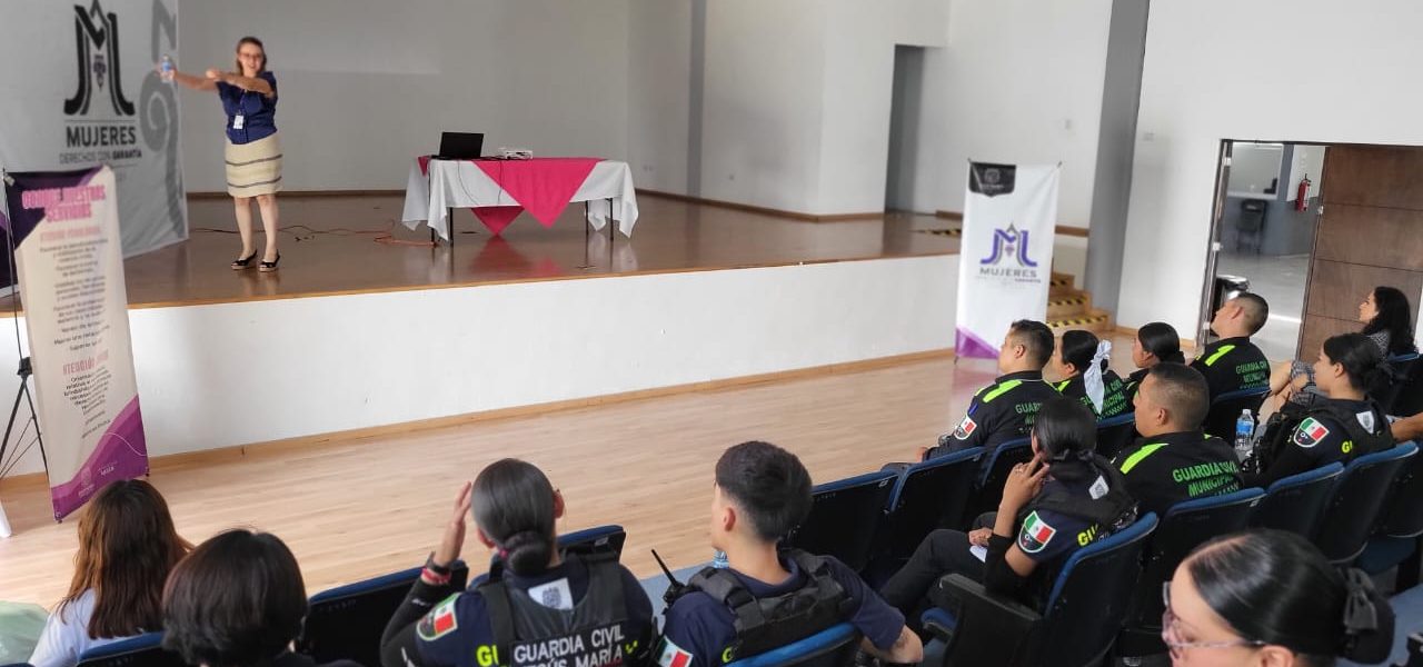 ELEMENTOS DE LA GUARDIA CIVIL FORTALECEN SUS CONOCIMIENTOS EN VIOLENCIA PARA BRINDAR UNA MEJOR ATENCIÓN A LA CIUDADANÍA