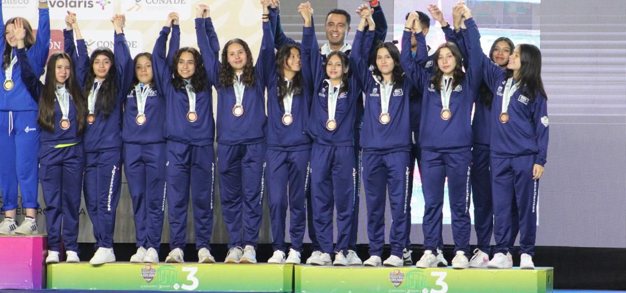 AGUASCALIENTES GANA DOS MEDALLAS EN POLO ACUÁTICO, EN LOS JUEGOS NACIONALES CONADE 2024