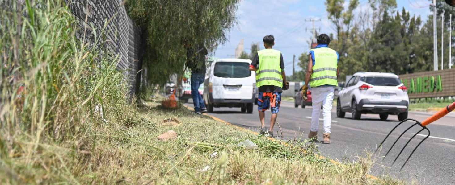 ÁREAS DE SERVICIOS PÚBLICOS DE LOS MUNICIPIOS DE JESÚS MARÍA Y AGUASCALIENTES TRABAJAN DE MANERA CONJUNTA
