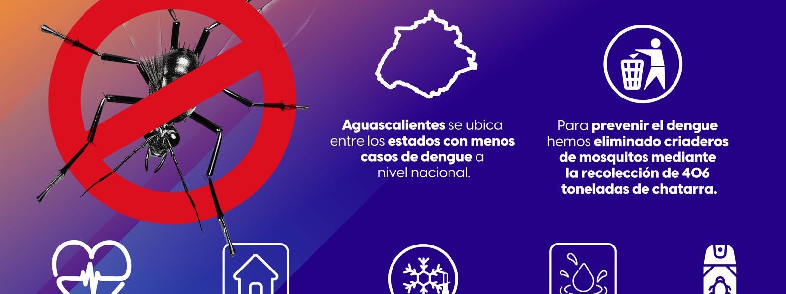 GRACIAS A LABORES DE PREVENCIÓN, EN AGUASCALIENTES SE MANTIENE CONTROL SOBRE PROPAGACIÓN DEL DENGUE