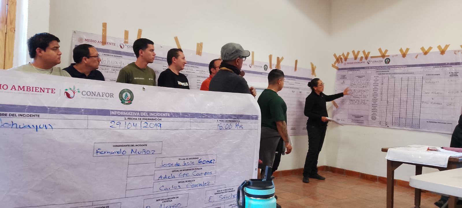 EL EQUIPO DE LA SSMAA FORTALECE SUS CONOCIMIENTOS EN MANEJO DE INCENDIOS FORESTALES