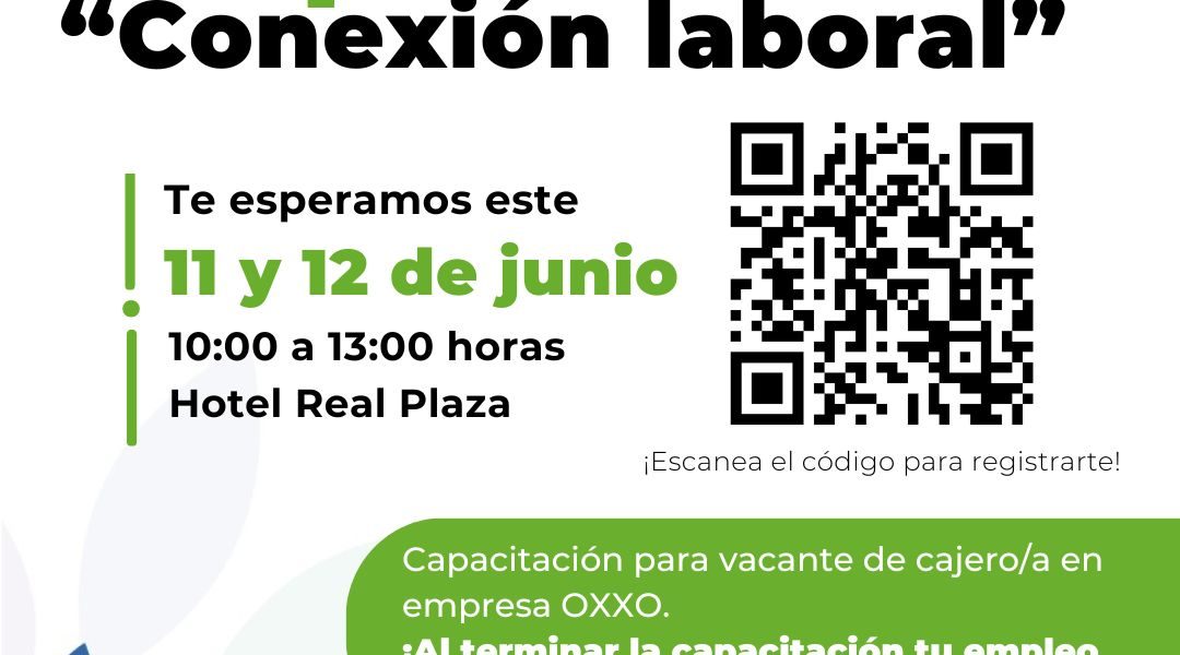 INVITA MUNICIPIO A INSCRIBIRSE EN LAS JORNADAS “CONEXIÓN LABORAL”