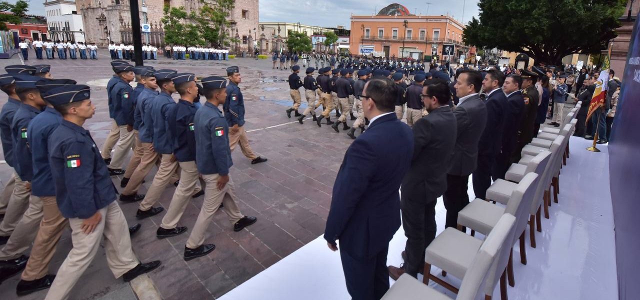 Celebran Aniversario de Bachilleratos Militarizados en Aguascalientes: Semillero para Futuros Policías Estatales