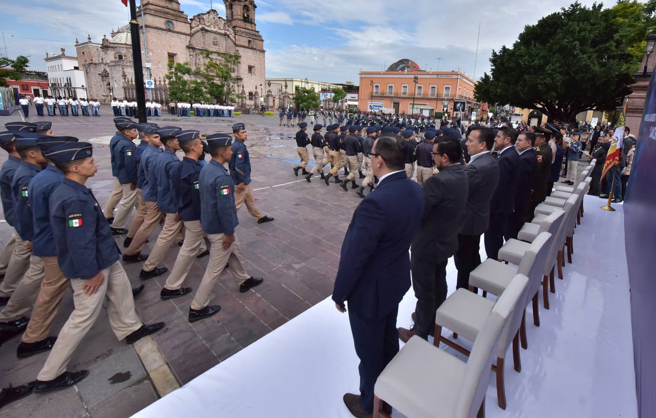 Celebran Aniversario de Bachilleratos Militarizados en Aguascalientes: Semillero para Futuros Policías Estatales