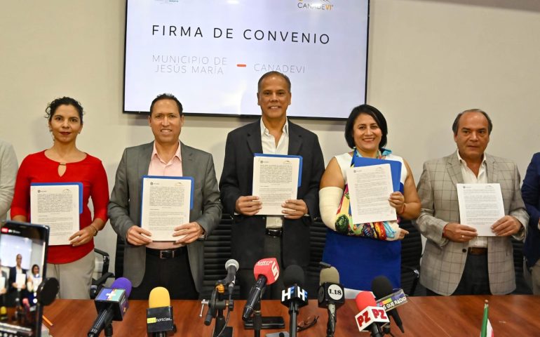 MUNICIPIO DE JESÚS MARÍA Y CANADEVI UNEN LAZOS EN BENEFICIO DE LAS FAMILIAS