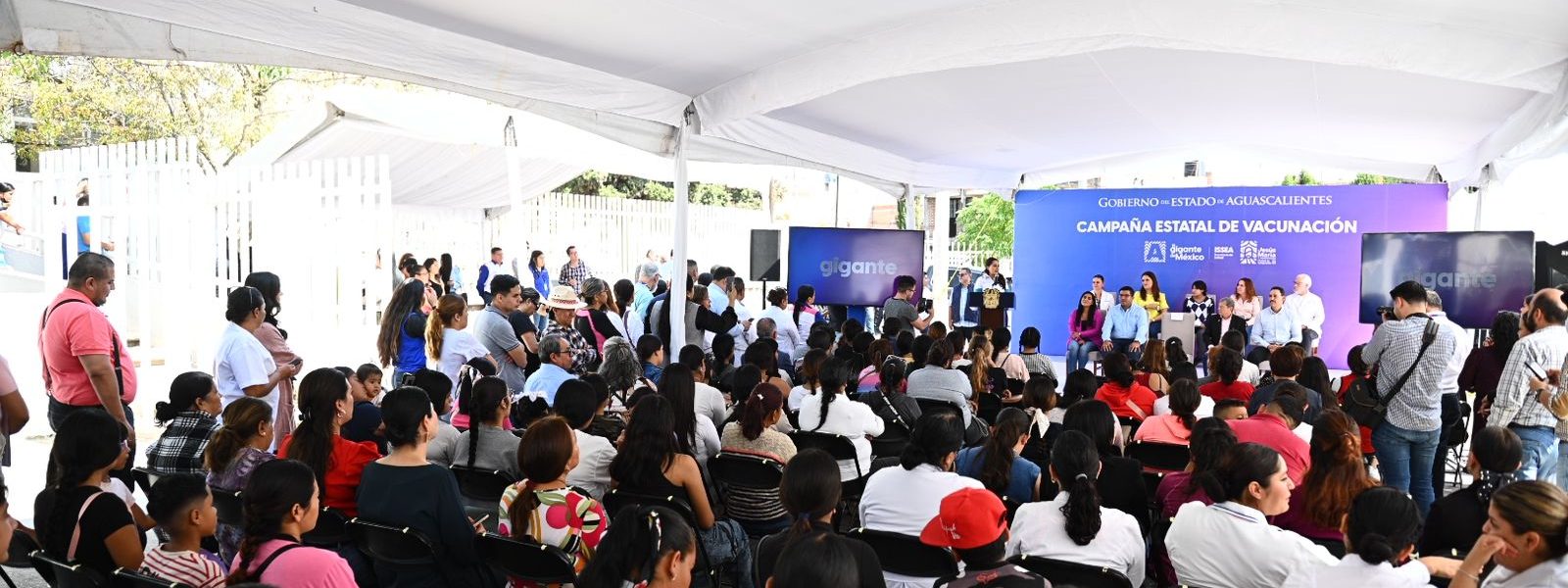 PONE EN MARCHA TERE JIMÉNEZ CAMPAÑA ESTATAL DE VACUNACIÓN CONTRA EL COVID E INFLUENZA