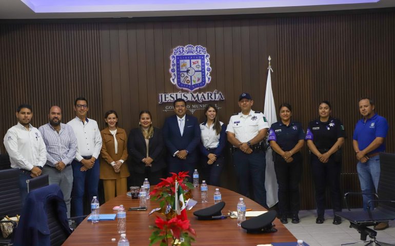 REFUERZAN COMPROMISO POR LA SEGURIDAD EN JESÚS MARÍA