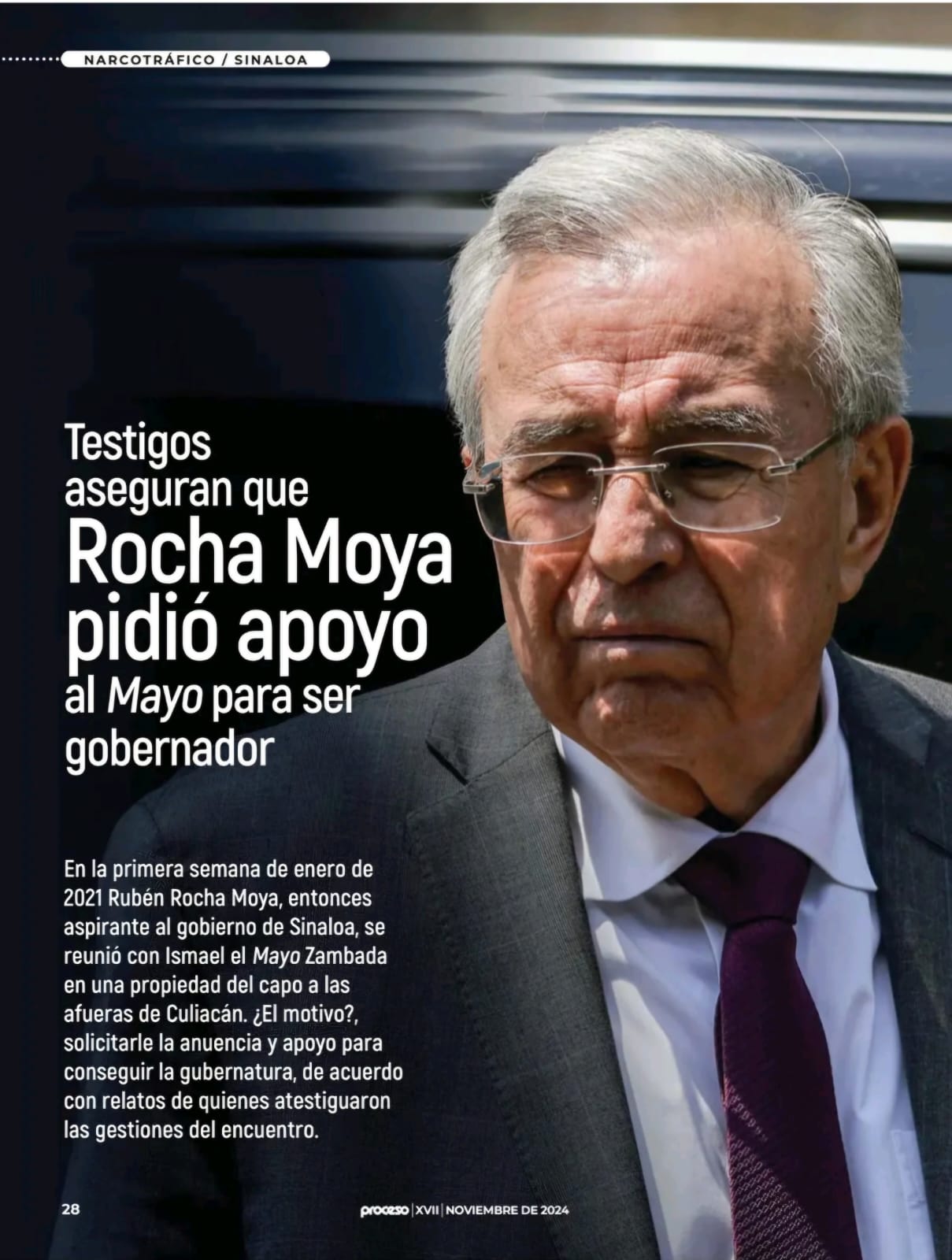 Testigos aseguran que Rocha Moya pidió apoyo al Mayo para ser gobernador