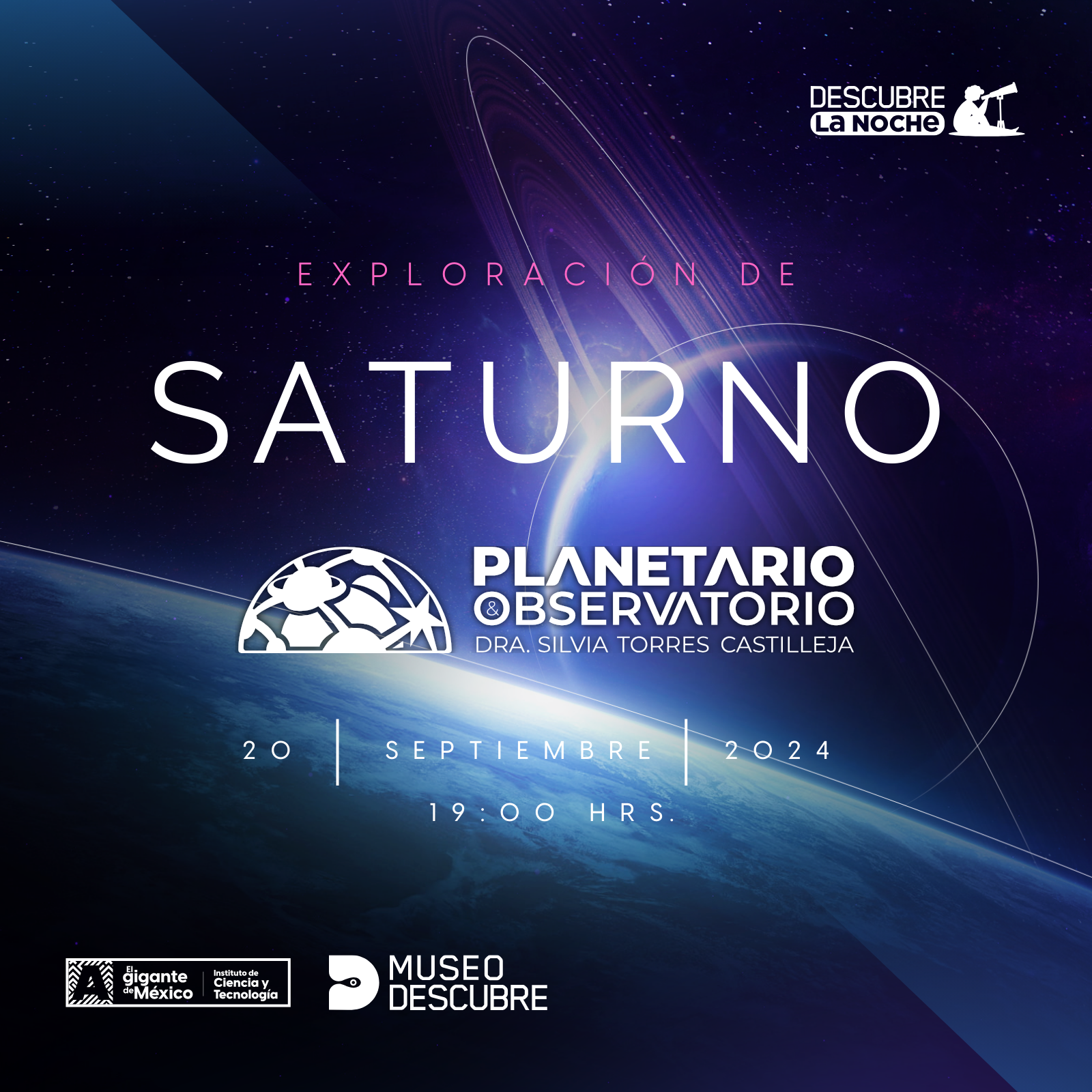 COLABORADOR DE LA NASA SERÁ INVITADO ESPECIAL EN “DESCUBRE LA NOCHE” DEL MUSEO DESCUBRE
