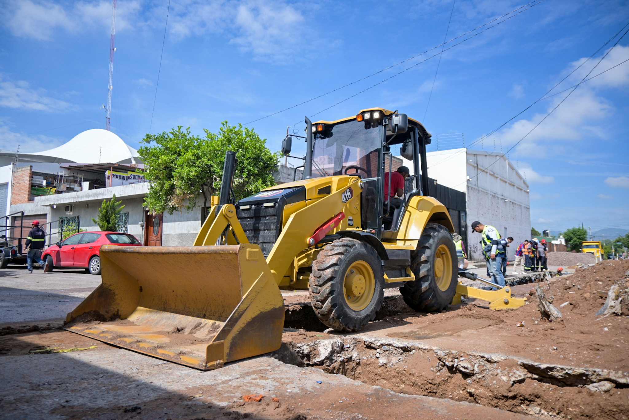 SUPERVISA LEO MONTAÑEZ OBRA DE REHABILITACIÓN HIDROSANITARIA EN LA COLONIA VICENTE GUERRERO