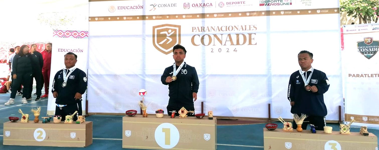 TRES MEDALLAS MÁS PARA AGUASCALIENTES EN LOS PARANACIONALES CONADE 2024