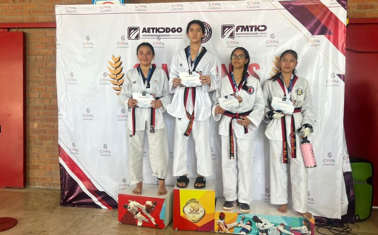 AGUASCALIENTES BRILLA EN LA COPA LAGUNA 2024 CON CINCO MEDALLAS EN TAEKWONDO