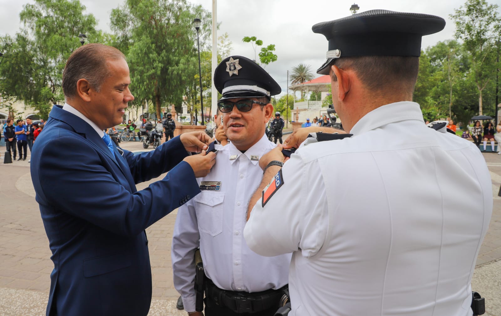 SE LLEVÓ A CABO CEREMONIA DE IMPOSICIÓN DE GRADOS PARA POLICÍAS MUNICIPALES EN JESÚS MARÍA