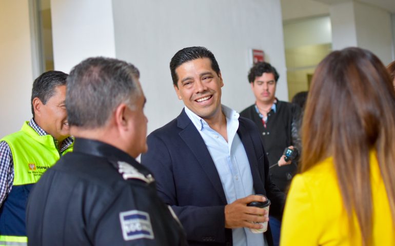SUPERVISA LEO MONTAÑEZ CONSTRUCCIÓN DE DORMITORIOS PARA CADETES DE LA POLICÍA MUNICIPAL