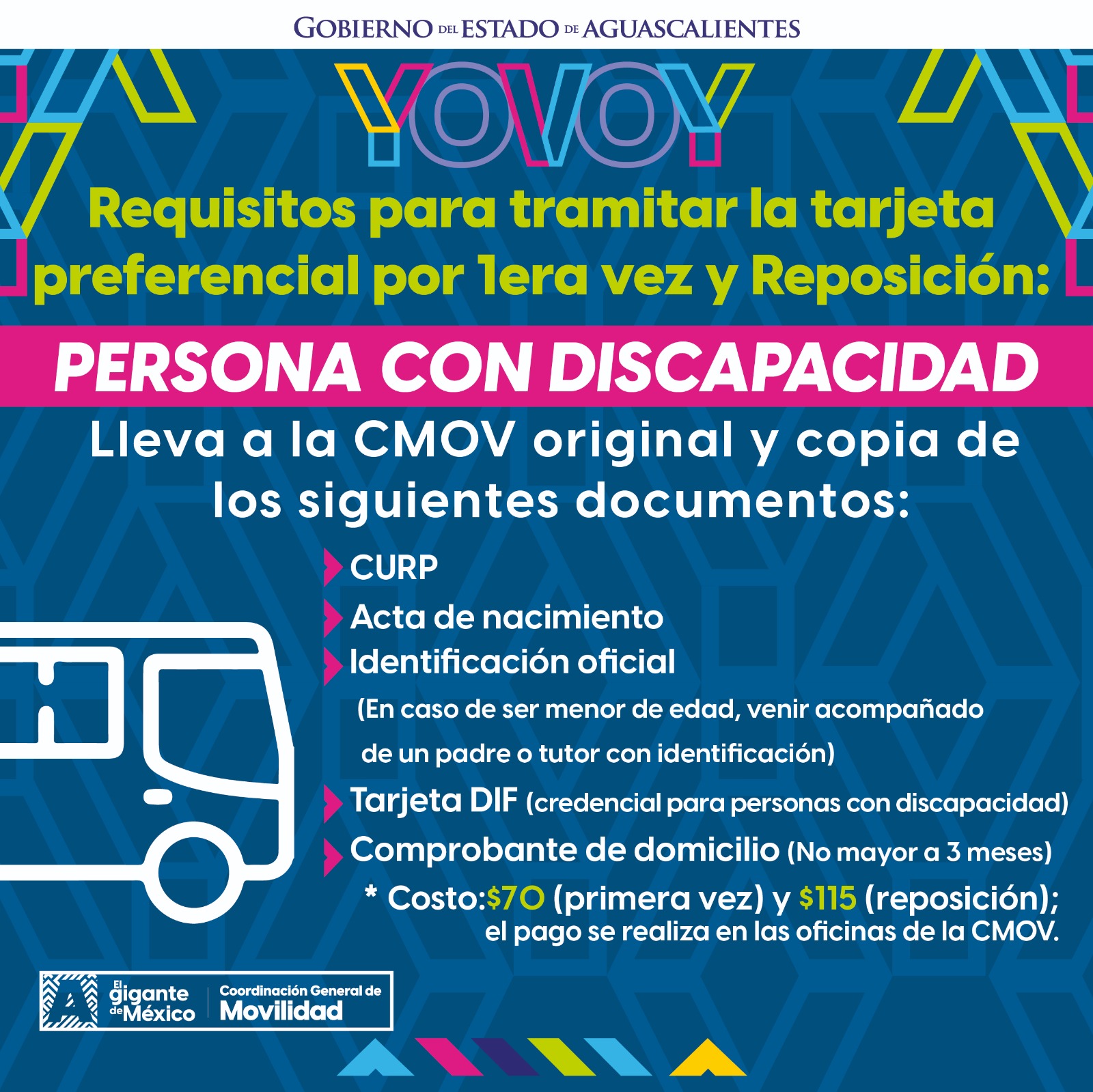 SI ERES ADULTO MAYOR O PERSONA CON DISCAPACIDAD, YA PUEDES TRAMITAR TU TARJETA DE DESCUENTOS YOVOY