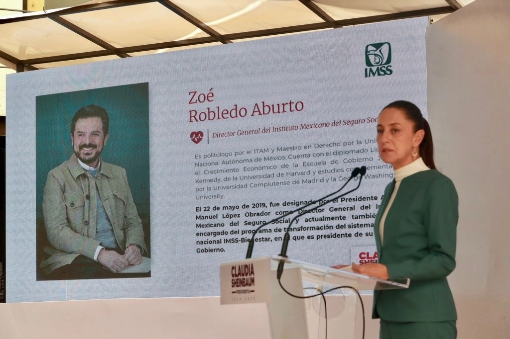 Zoé Robledo se queda al frente del IMSS