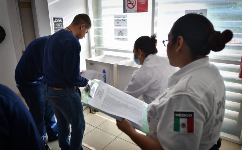 REALIZAN EXAMEN TOXICOLÓGICO SORPRESA A CADETES DEL INSTITUTO SUPERIOR EN SEGURIDAD PÚBLICA DEL MUNICIPIO DE AGUASCALIENTES