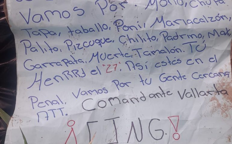 Hallan Cuerpo Decapitado con Mensaje de Amenaza del CJNG en Comalcalco