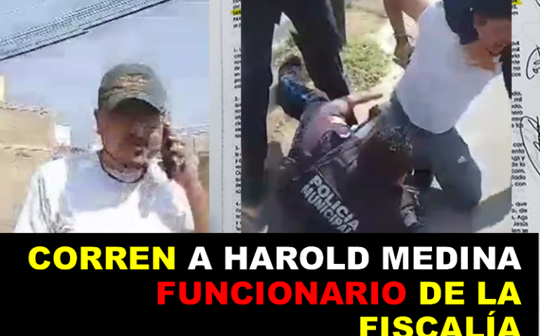CORREN A HAROLD MEDINA FUNCIONARIO DE LA FISCALÍA