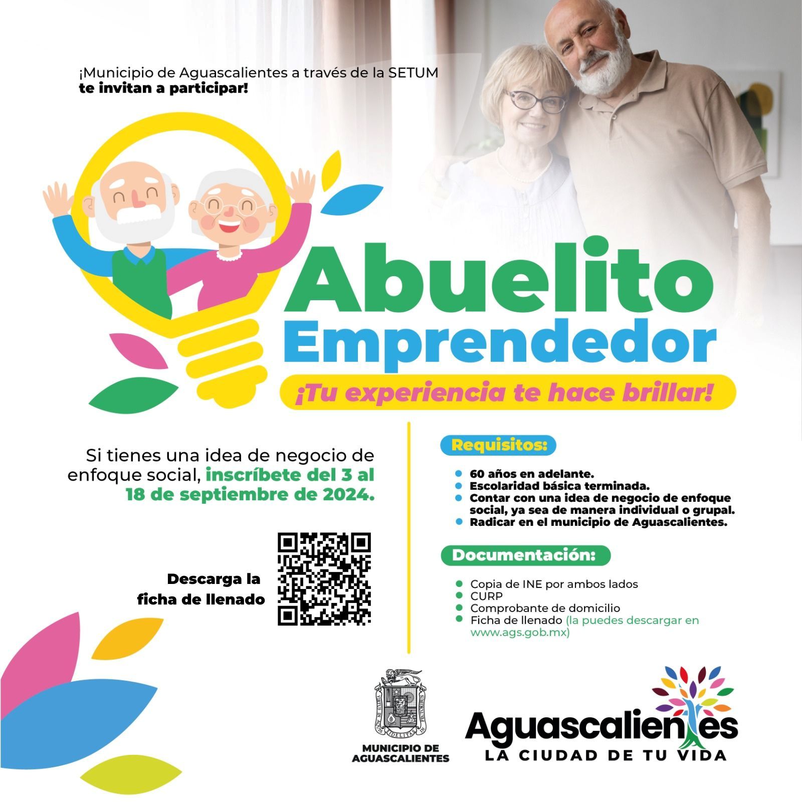 INVITA MUNICIPIO A PARTICIPAR EN LA CONVOCATORIA «ABUELITO EMPRENDEDOR»