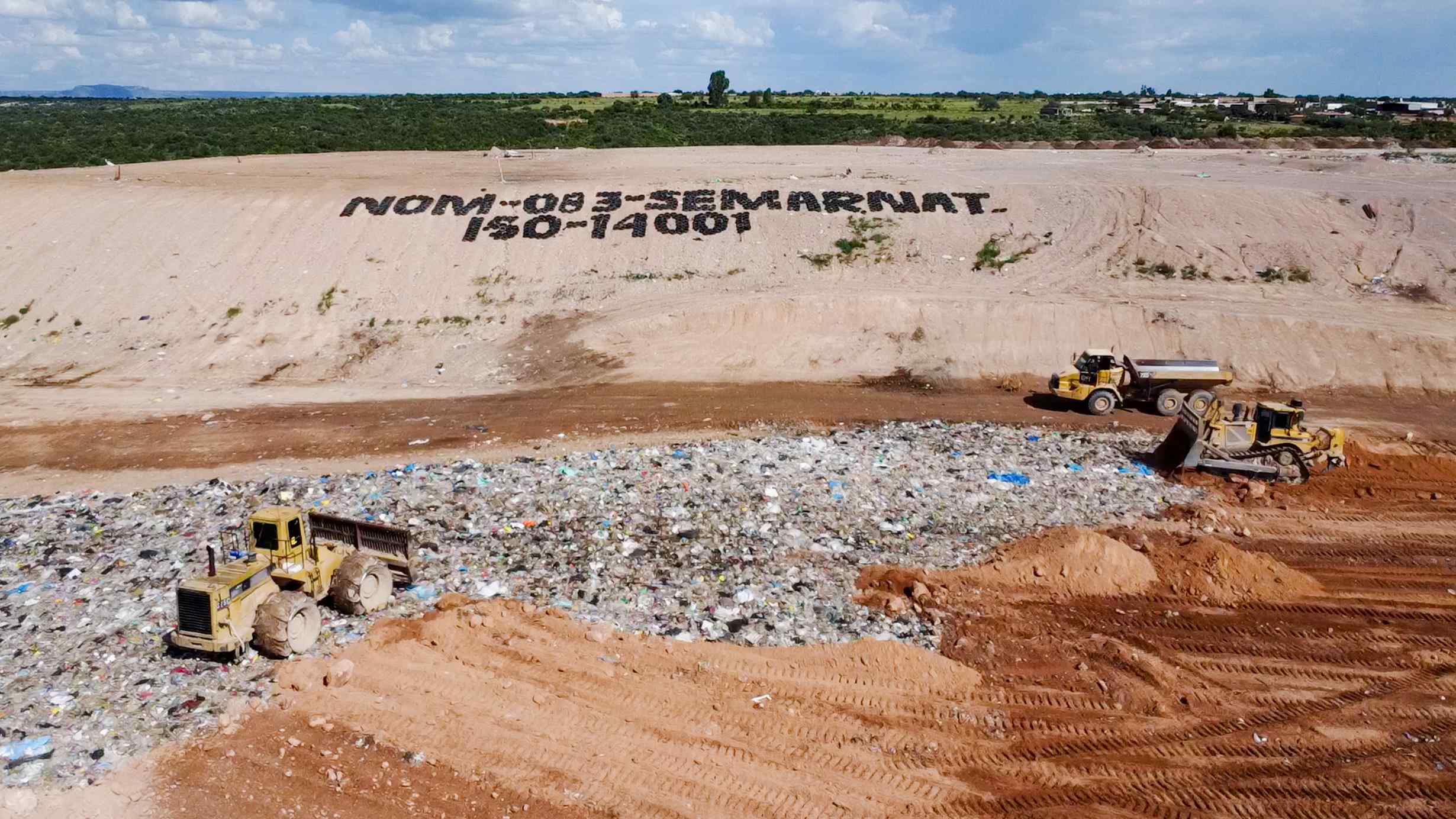 CUMPLE LEO MONTAÑEZ COMPROMISO AMBIENTAL; EL RELLENO SANITARIO SAN NICOLÁS SE RECERTIFICÓ POR EL BUEN MANEJO DE RESIDUOS