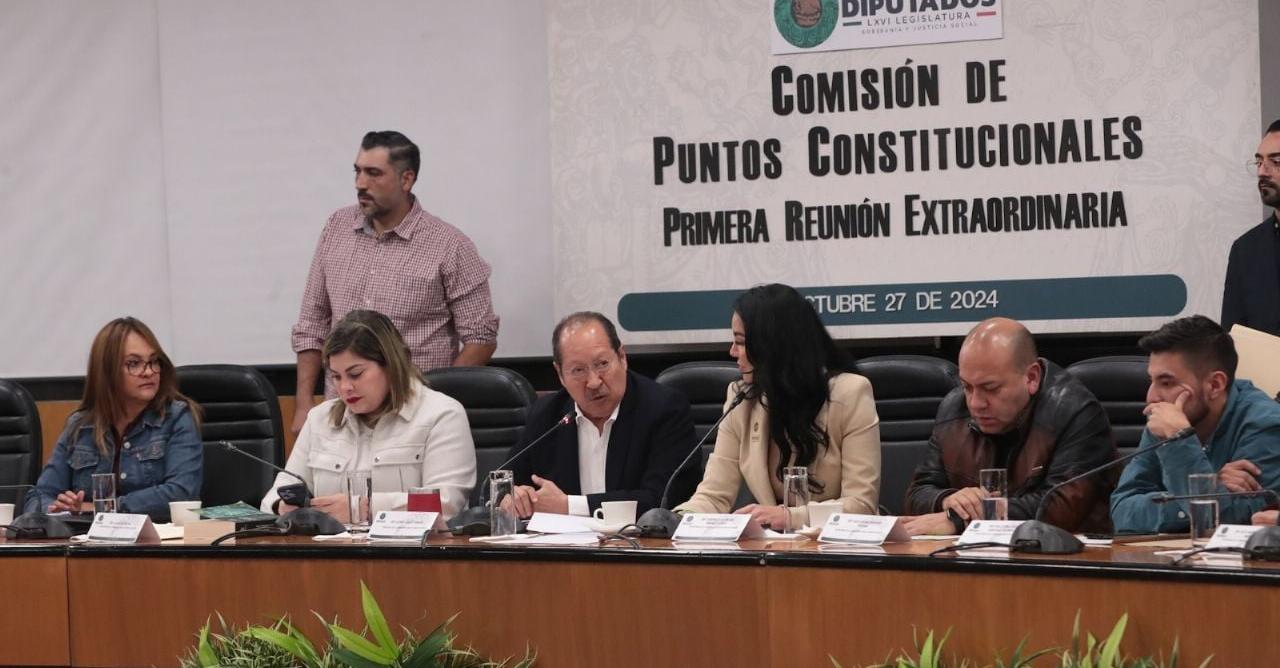 La Comisión de Puntos Constitucionales de la Cámara de Diputados discute reformas constitucionales