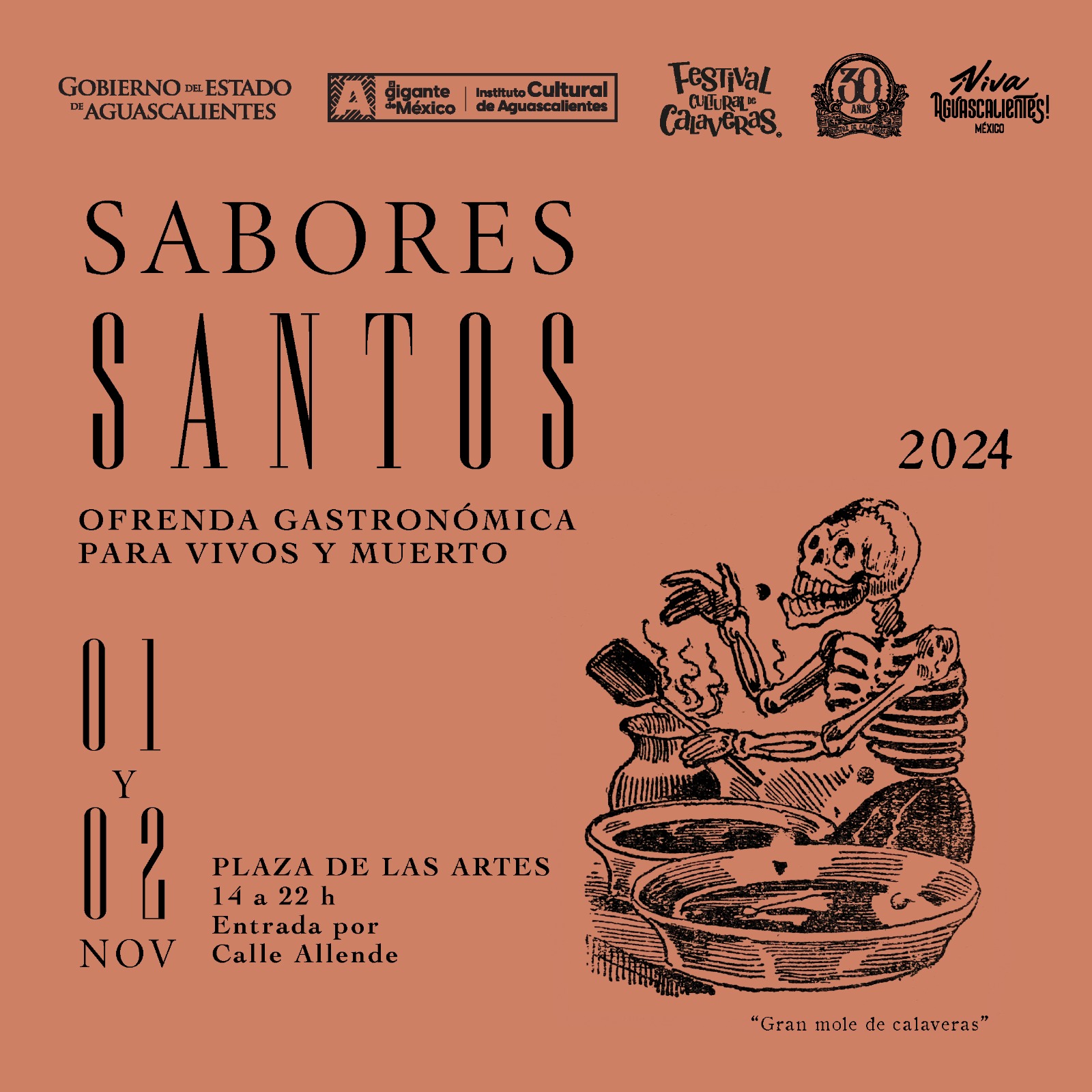 HABRÁ CERCA DE 200 ACTIVIDADES DURANTE EL FESTIVAL CULTURAL DE CALAVERAS 2024