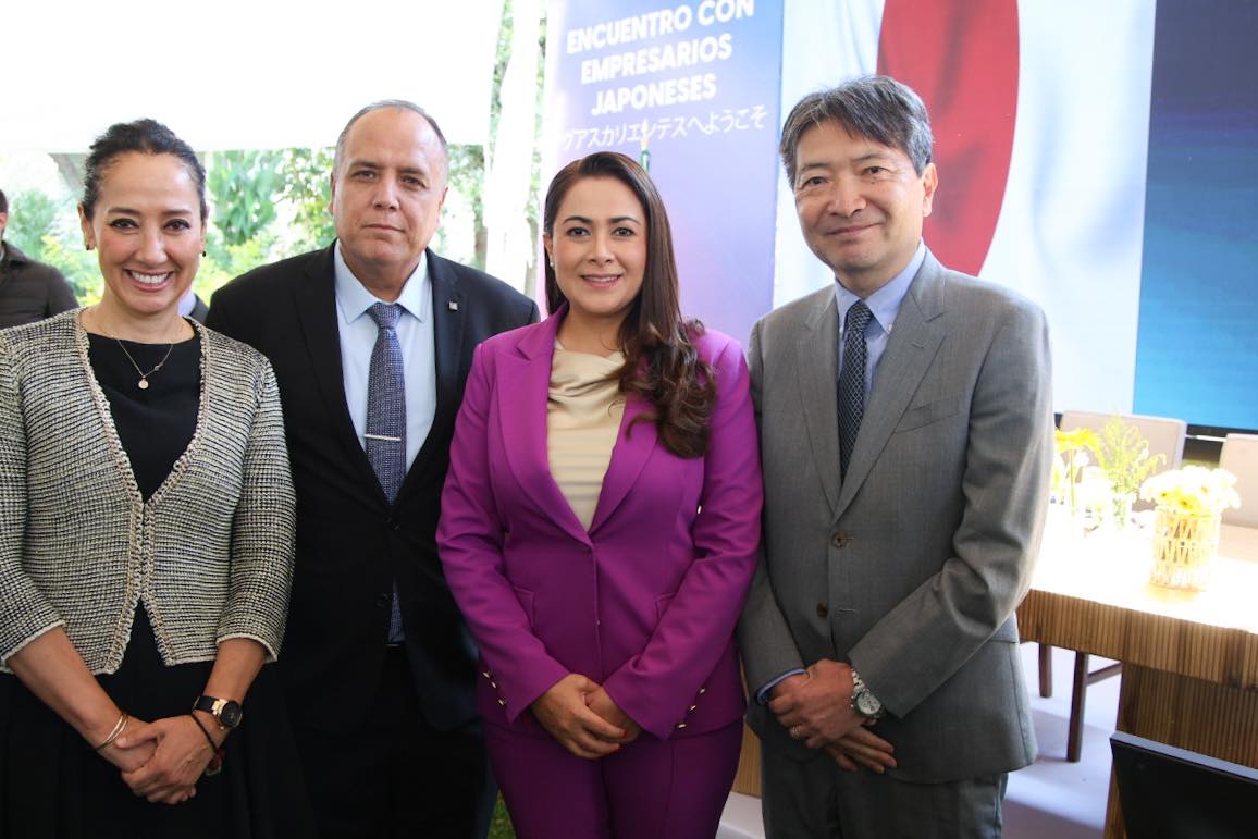 TERE JIMÉNEZ SE REÚNE CON EMPRESARIOS Y DIPLOMÁTICOS JAPONESES; RECONOCE SU VALIOSA APORTACIÓN AL DESARROLLO ECONÓMICO DE AGUASCALIENTES