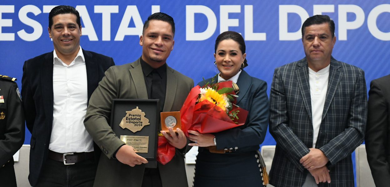 RECONOCE TERE JIMÉNEZ A ATLETAS DESTACADOS CON EL PREMIO ESTATAL DEL DEPORTE