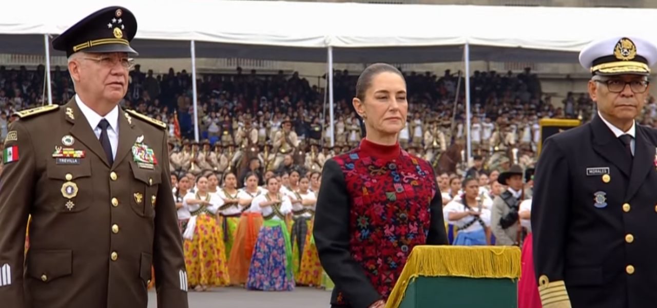 Sheinbaum encabeza celebración del 20 de Noviembre en Zócalo de CDMX