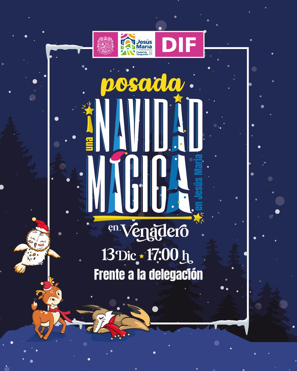 INICIAN ACTIVIDADES NAVIDEÑAS EN EL MUNICIPIO DE JESÚS MARÍA