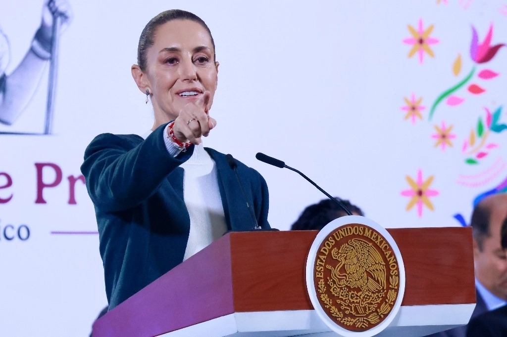 Conferencia mañanera de la presidenta Claudia Sheinbaum desde Palacio Nacional.