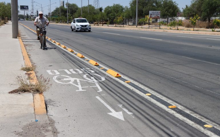 NUEVA CICLOVÍA PARA QUIENES SE DESPLAZAN DE  AGUASCALIENTES A JESÚS MARÍA