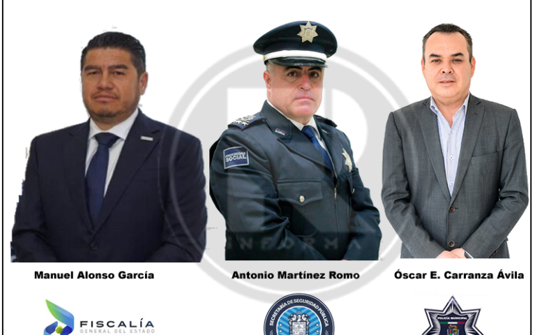 PLATINO A FISCALÍA, PONCHARELO A LA ESTATAL, CARRANZA A LA MUNICIPAL