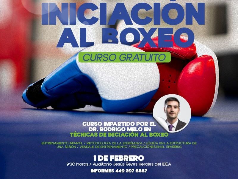 INVITAN A PARTICIPAR EN CURSO GRATUITO DE INICIACIÓN AL BOXEO