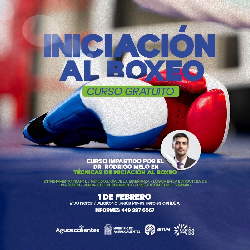 INVITAN A PARTICIPAR EN CURSO GRATUITO DE INICIACIÓN AL BOXEO