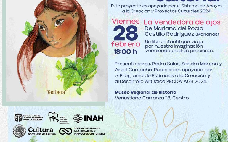 INVITA IMAC A LA PRESENTACIÓN DEL LIBRO “LA VENDEDORA DE OJOS”