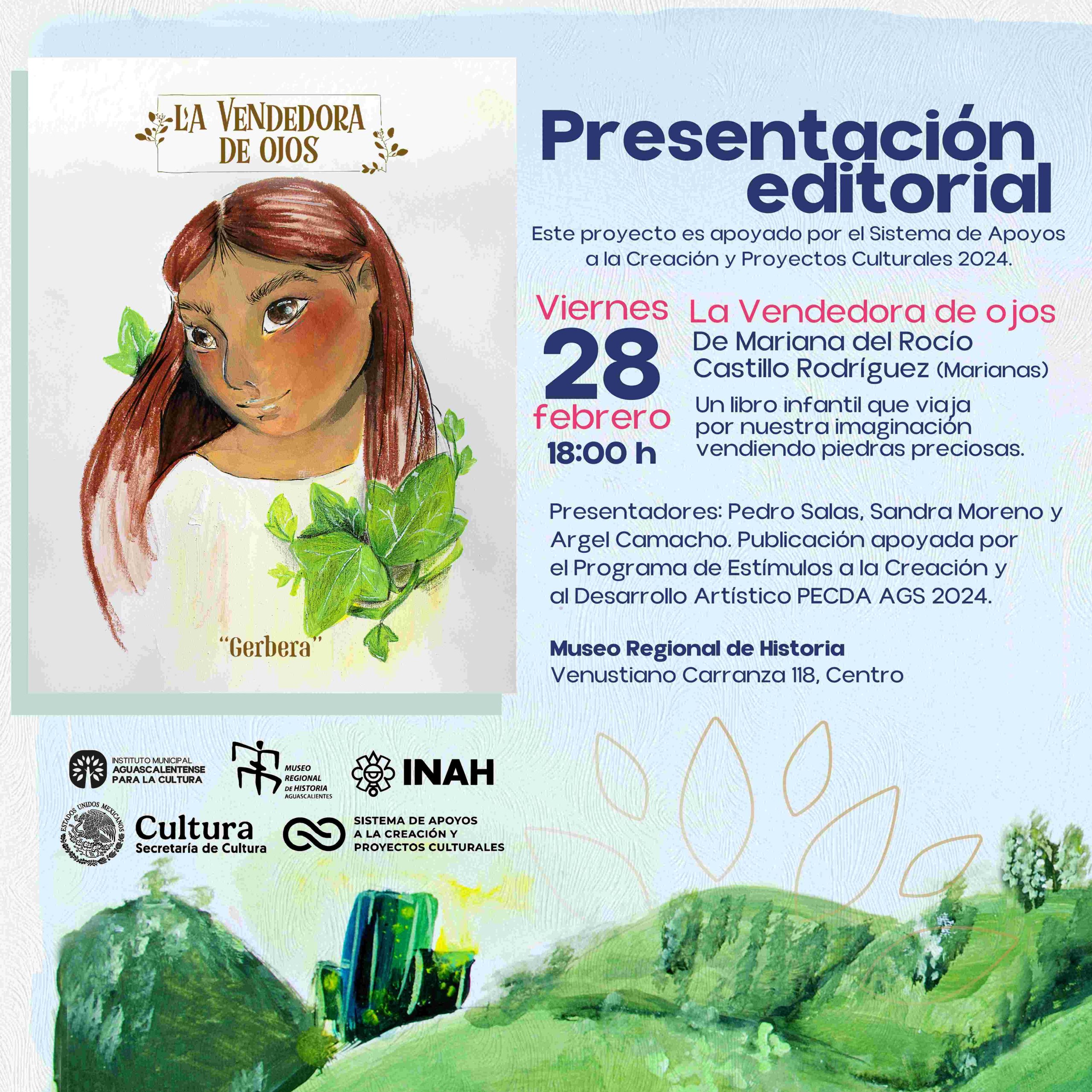 INVITA IMAC A LA PRESENTACIÓN DEL LIBRO “LA VENDEDORA DE OJOS”