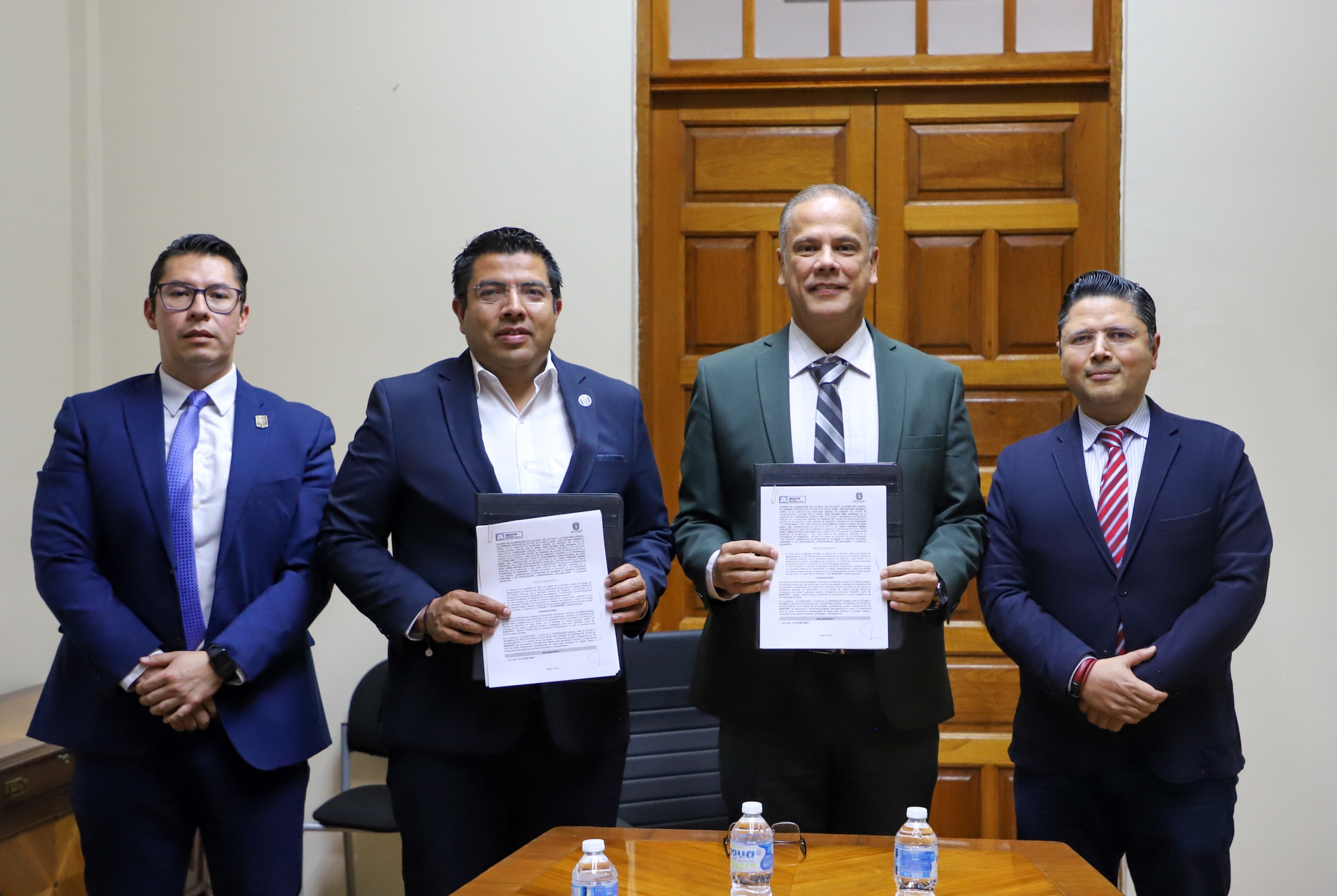 JESÚS MARÍA FIRMA CONVENIO CON SEGGOB PARA FORTALECER POLÍTICAS PÚBLICAS