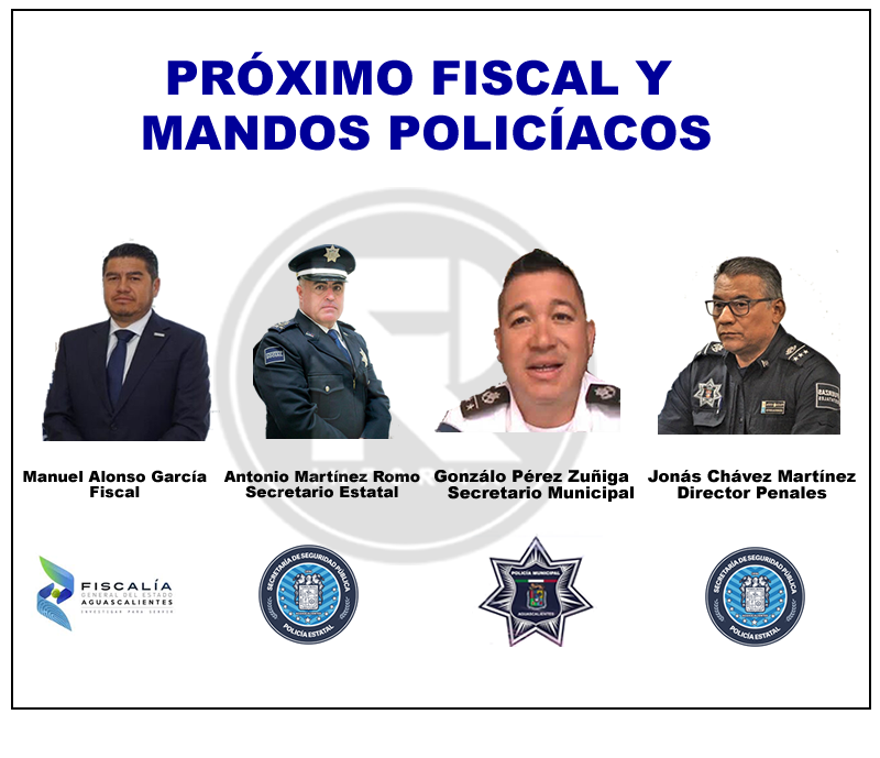 ASÍ QUEDARÁ FISCALÍA Y SECRETARIAS DE SEGURIDAD