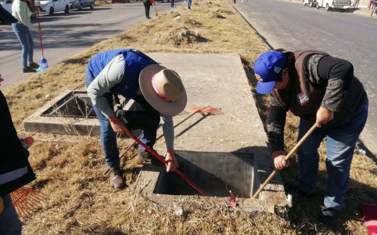 REALIZA MUNICIPIO DE AGUASCALIENTES MEGA OPERATIVO DE LIMPIEZA EN AVENIDA CONSTITUCIÓN