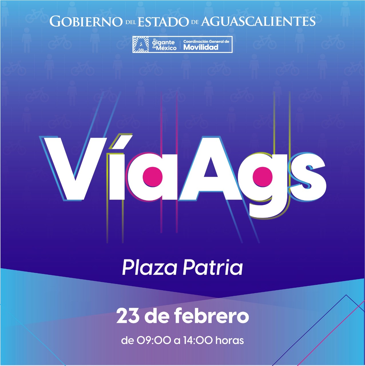 DIVIÉRTETE EN LA VÍAAGS ESTE DOMINGO EN LA PLAZA PATRIA