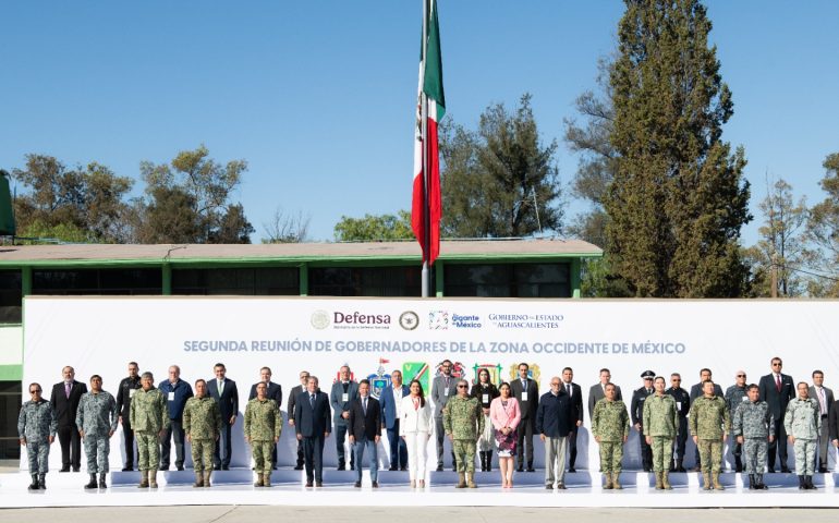 GOBERNADORES DE AGUASCALIENTES, JALISCO, ZACATECAS, COLIMA Y NAYARIT ACUERDAN REFORZAR ESTRATEGIA DE SEGURIDAD REGIONAL