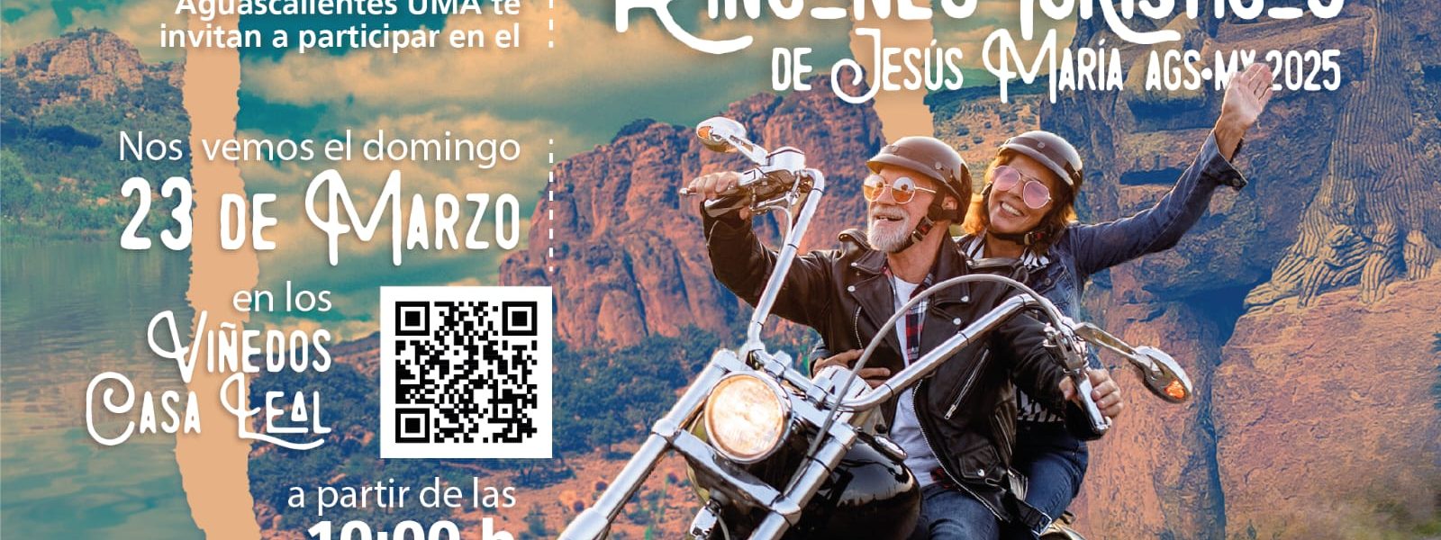 INVITA GOBIERNO DE JESÚS MARÍA A RODADA MOTOCICLISTA QUE RECORRERÁ DIVERSOS PUNTOS TURÍSTICOS DEL MUNICIPIO