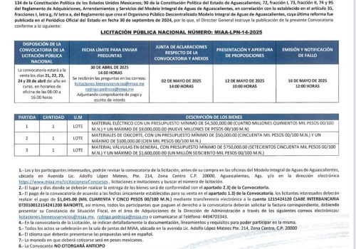 ✅ Te invitamos a participar en la siguiente convocatoria